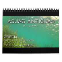 boné Aguas Antiguas 2025. 2 Calendário (Calendário