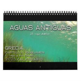 boné Aguas Antiguas 2025. 2 Calendário (Calendário