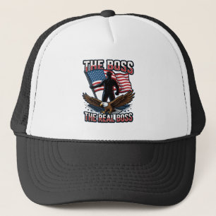 Boné Águia Americana Patriótica Design O Verdadeiro Che