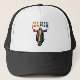 Boné Ah Homens Engraçado LGBT Orgulho Gay Jesus Cristão