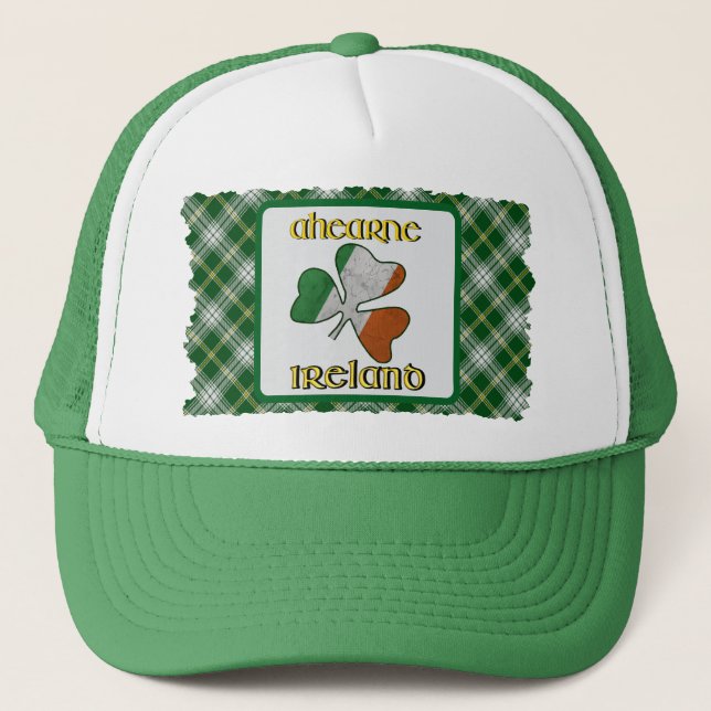 Boné AHearne Irish Flag Shamrock Trucker Hat (Frente)
