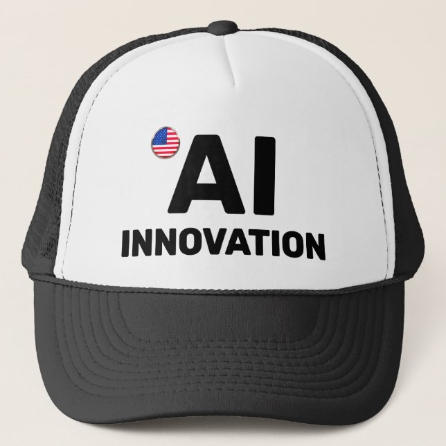 Boné AI Innovation™ Trucker Hat (Customize It!) (Frente)