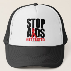 Boné AIDS da parada: Obtenha testado