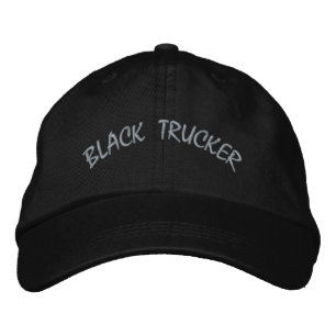 Boné Ajustável BLACK TRUCKER Premium Preto