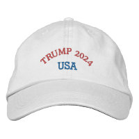 BONÉ AJUSTÁVEL TRUMP 2024 - BRANCO