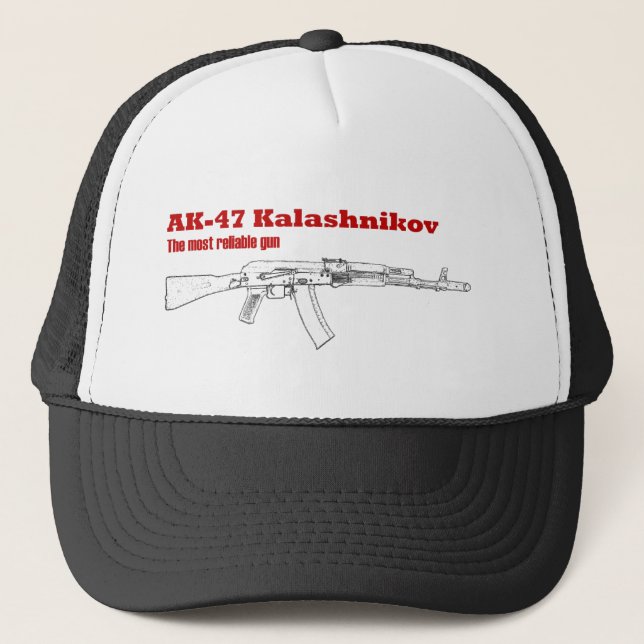 Boné AK-47 Kalashnikov - The most reliable gun (Frente)