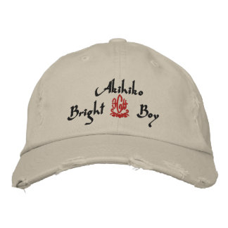 Boné Akihiko Name Com Pedra Inglesa