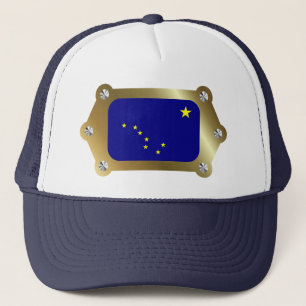 Boné Alaska enquadrou Flag Hat