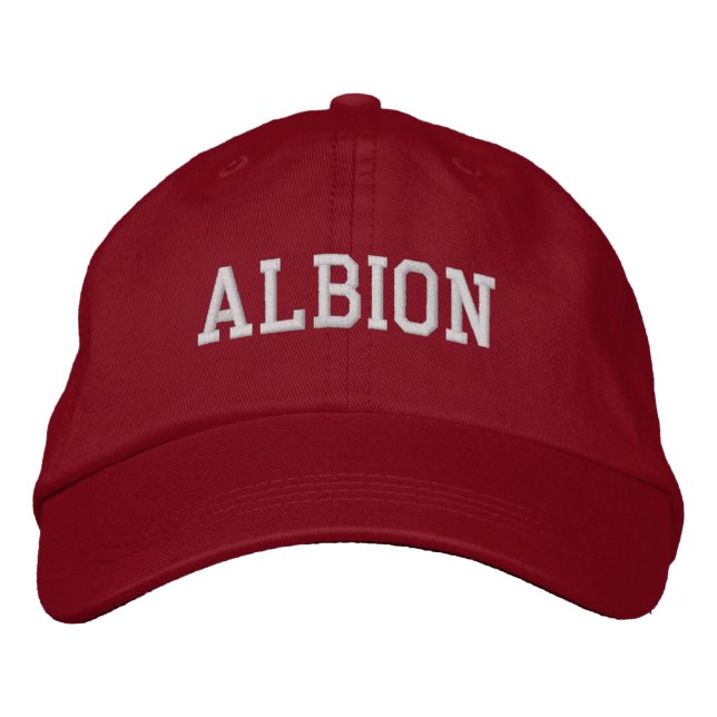 Boné Albion Michigan Boriderada Baseball Hat (Frente)