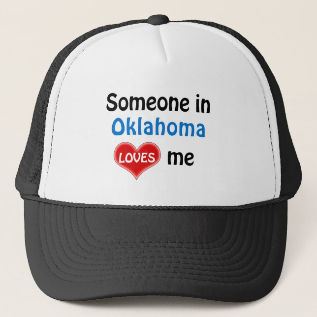Boné Alguém em Oklahoma me ama (Frente)