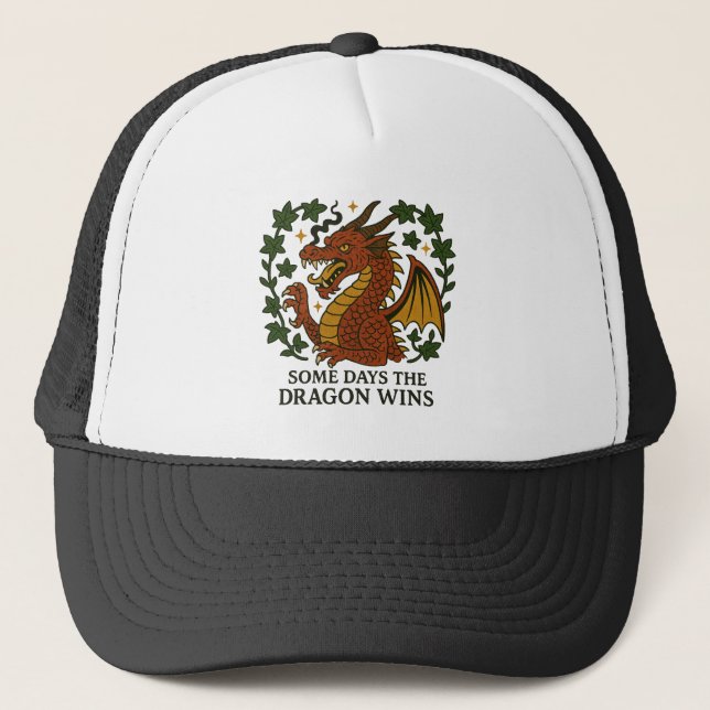 Boné Alguns dias o Dragão ganha (Frente)