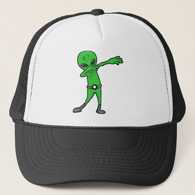 Boné alienígena de dabbing halloween (Frente)