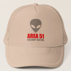 Boné Alienígena do cinza da ÁREA 51