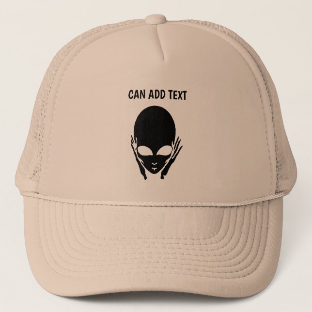 Boné Alienígena Não Vê Mal (Frente)