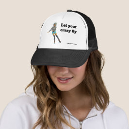 Boné Alienígena Roller Skating Fantasy Art Hat