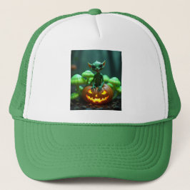 Boné Alienígena verde de halloween