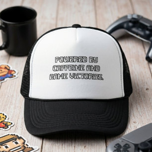 Boné Alimentado Por Cafeína E Vitórias Em Jogos