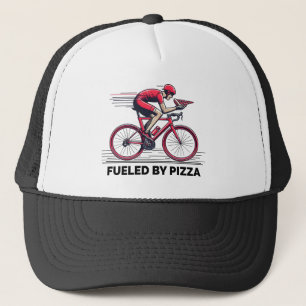 Boné Alimentado Por Pizza Cyclist