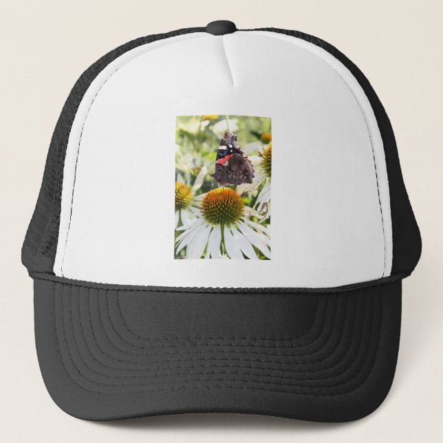 Boné Almirante Borboleta na Flor (Frente)