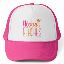 Aloha Beaches | Chapéu de Caminhoneiro Rosa e Lara