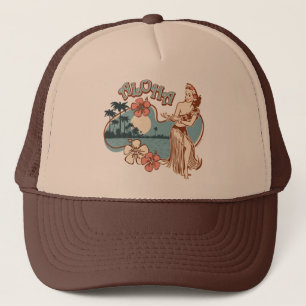Boné Aloha chapéu da menina de Hula