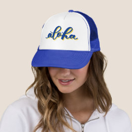 Boné Aloha chapéu do camionista