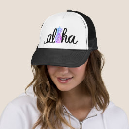 Boné Aloha chapéu do camionista do abacaxi