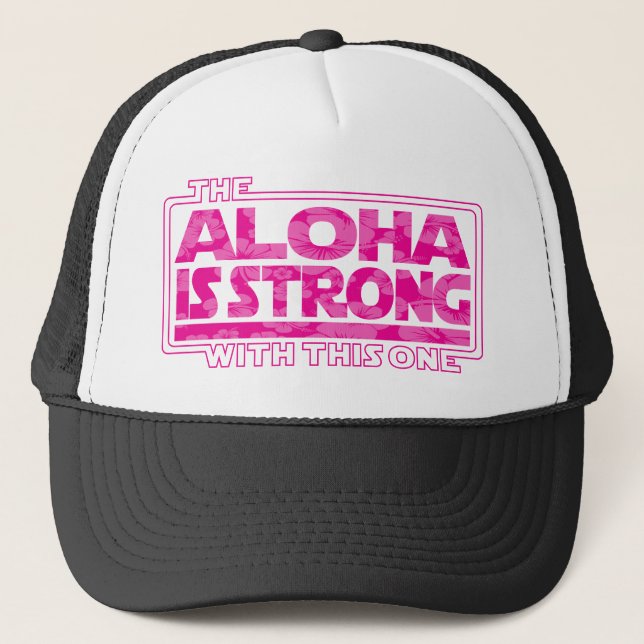 Boné Aloha É um Poderoso Poder Inspiração de Ficção Cie (Frente)
