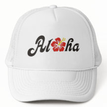 Aloha Hibiscus - design do Havaí plano + suas idei