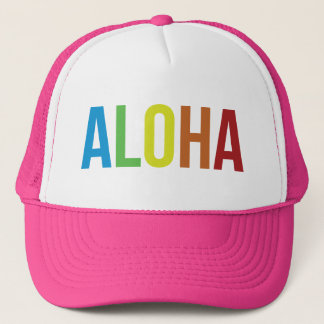 Boné Aloha Rainbow Pink