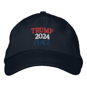 Boné ALTERNATIVO de Roupa de PAZ TRUMP 2024 ajustável