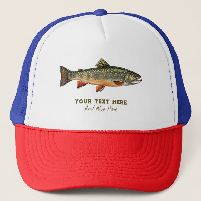 Boné Amante de Pesca Personalizado – Design de Pesca de (Frente)