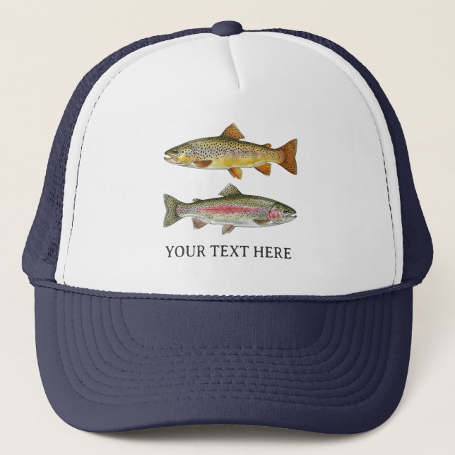 Boné Amante de Pesca Personalizado – Design de Pesca de (Frente)