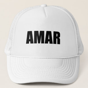 Boné Amar ama em espanhol