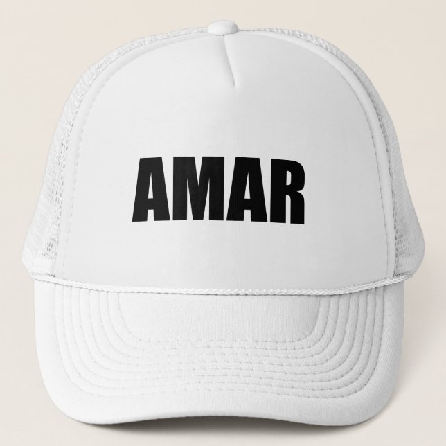 Boné Amar ama em espanhol (Frente)