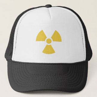 Boné Amarelo nuclear do símbolo