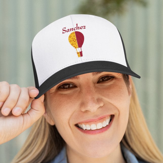 Boné Amarelo Vermelho Novo México Zia Ar Quente Balão (Criador carregado)