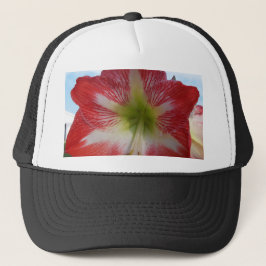 Boné Amaryllis vermelho e branco MegaStar