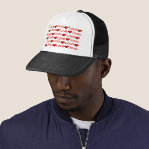 Boné Ame Vovô Red Hearts Trucker Hat