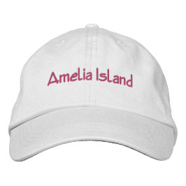Boné Amelia Island Florida Embroidered Hat