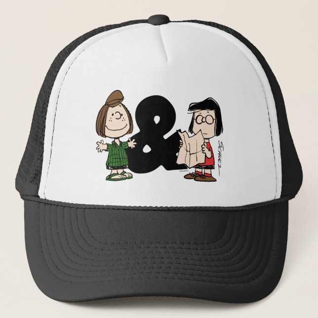 Boné Amendoins | Peppermint Patty & Marcie (Frente)