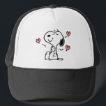 Boné Amendoins | Snoopy Hearts<br><div class="desc">Veja este design de amendoins divertido com Snoopy.</div>