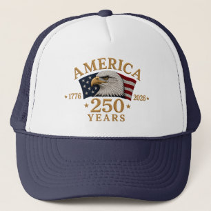 Boné América 250 Anos 1776–2026 Águia Patriótica