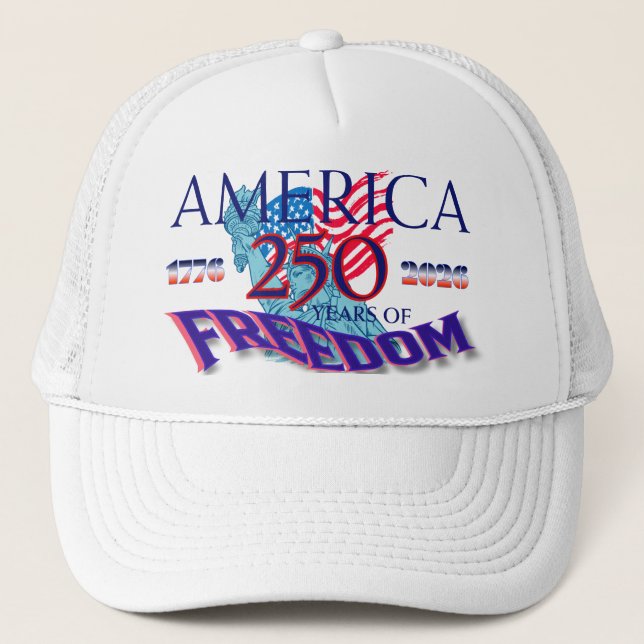 BONÉ AMÉRICA 250 ANOS DE LIBERDADE (Frente)