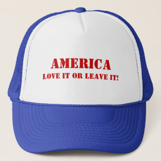 Boné América, ame ou deixe! Chapéu personalizável