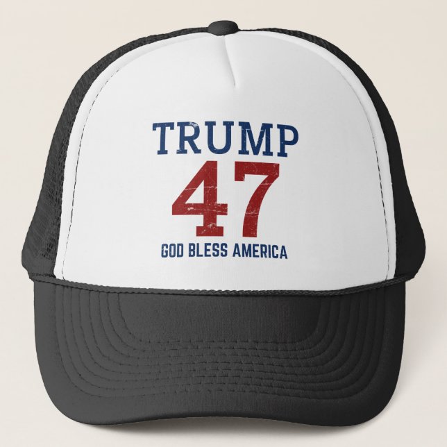 Boné América Deus abençoe Trump 47 (Frente)