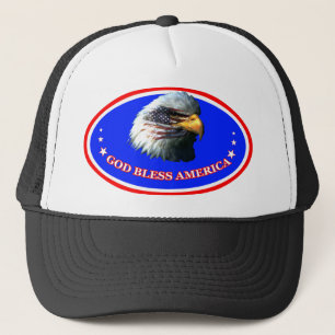 Boné AMÉRICA deus abençoe US FLAG BALD EAGLE