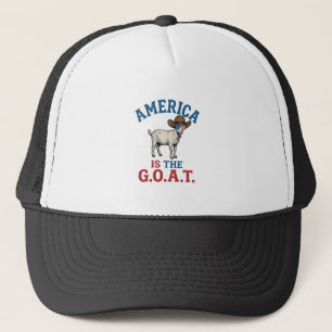 Boné América É a Camiseta de Cowboy de Cabra Patriótica
