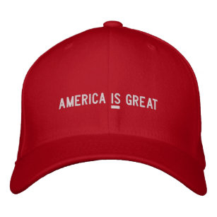 Boné América É grande anti chapéu do trunfo