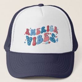 Boné America Vibes 4 de Julho Dia da Independência